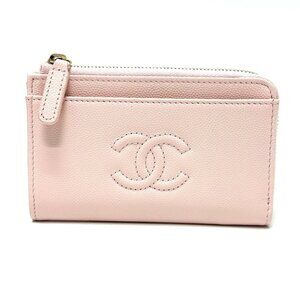 CHANEL AP4661 Cruise Collection Fragment Case Zip Card Case Unused